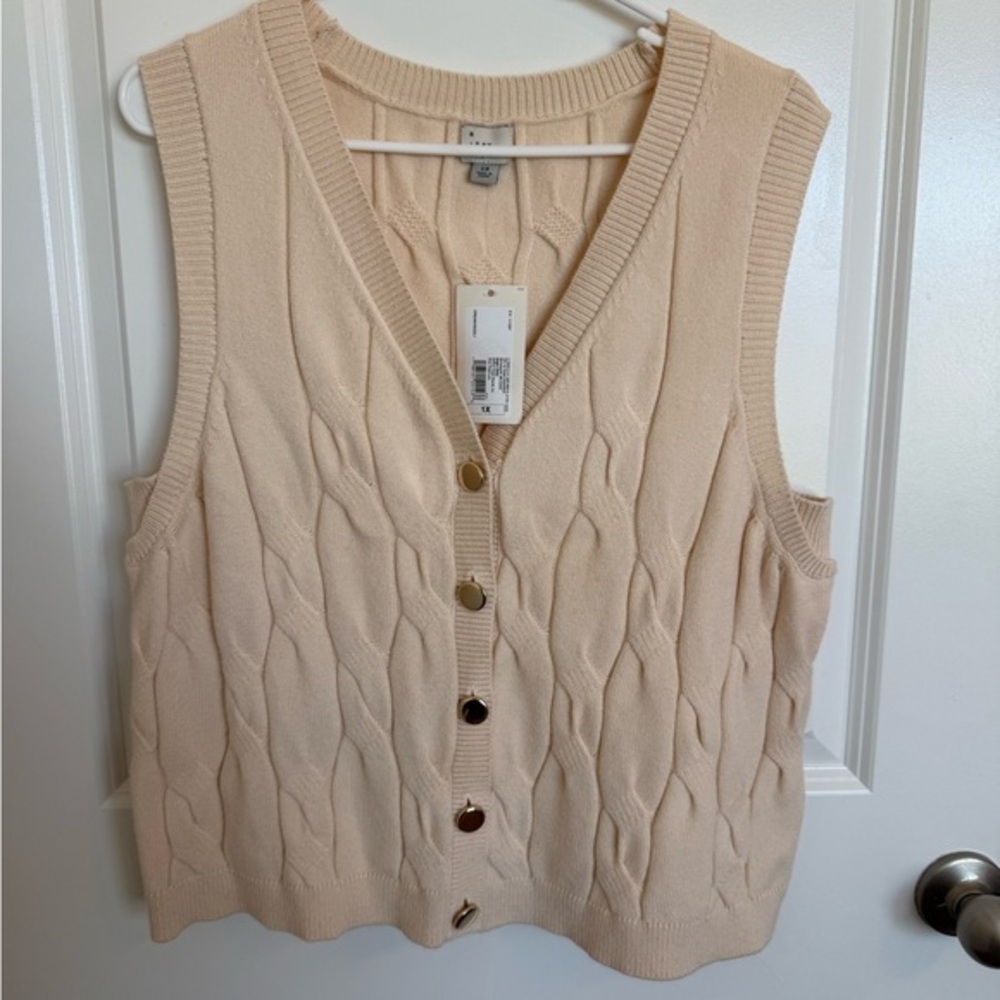 NWT A New Day Sweater Tank 1X